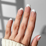 Bridal Halo - Oval Sustainable Nails - Pre order