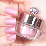 A soft and pretty pink colour