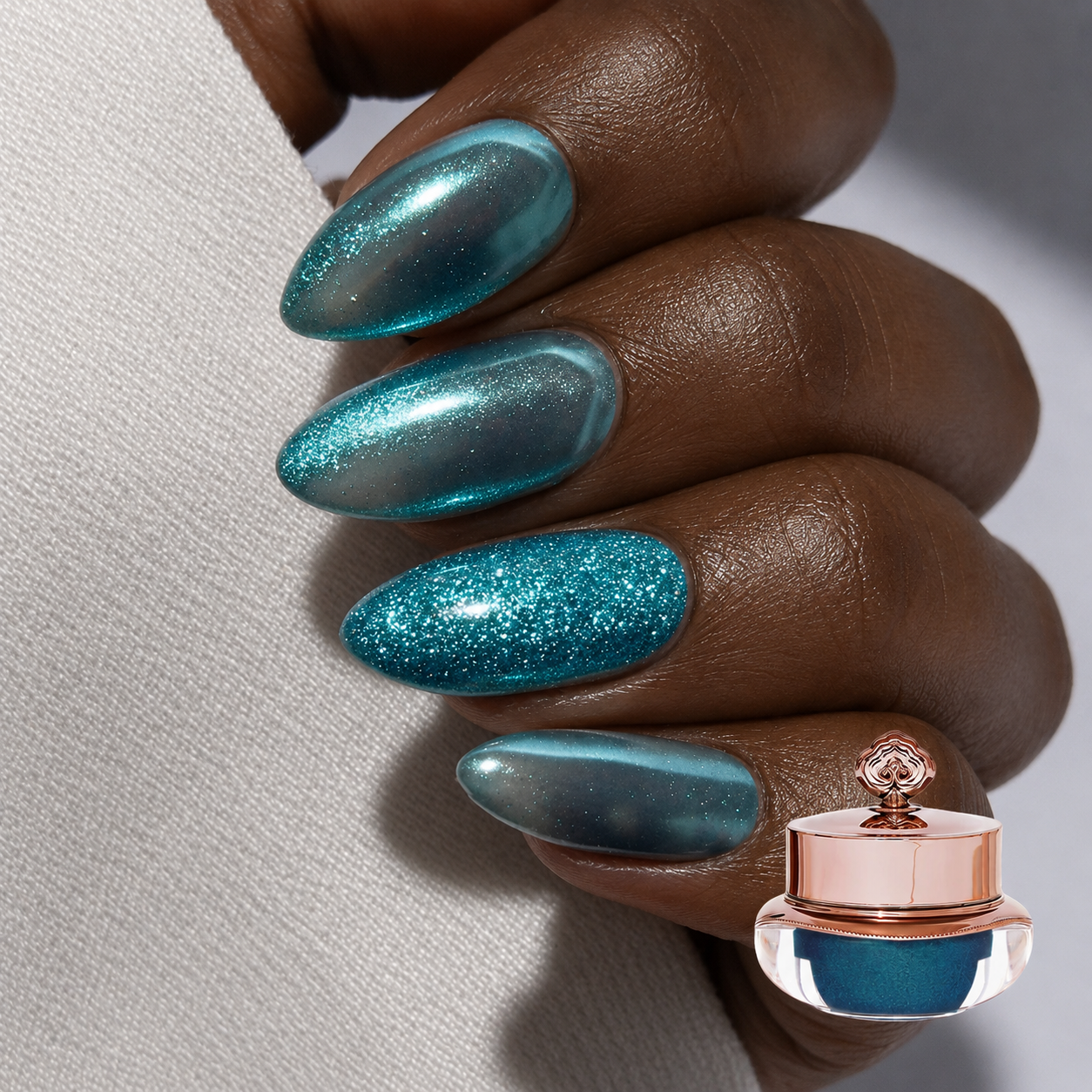 Azure - Metallic Nail Powder