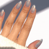 warm amber shade with a glossy finish