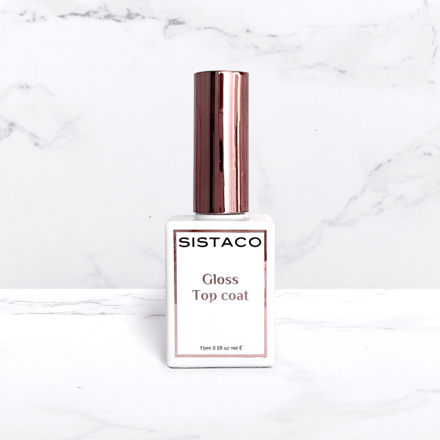 high-shine top coat with glossy finish 