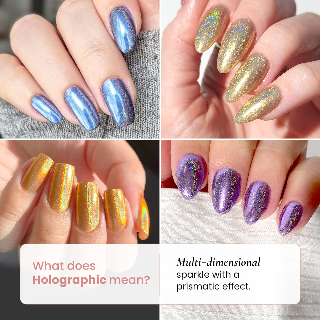 Rose Gold - Holographic Nail Powder