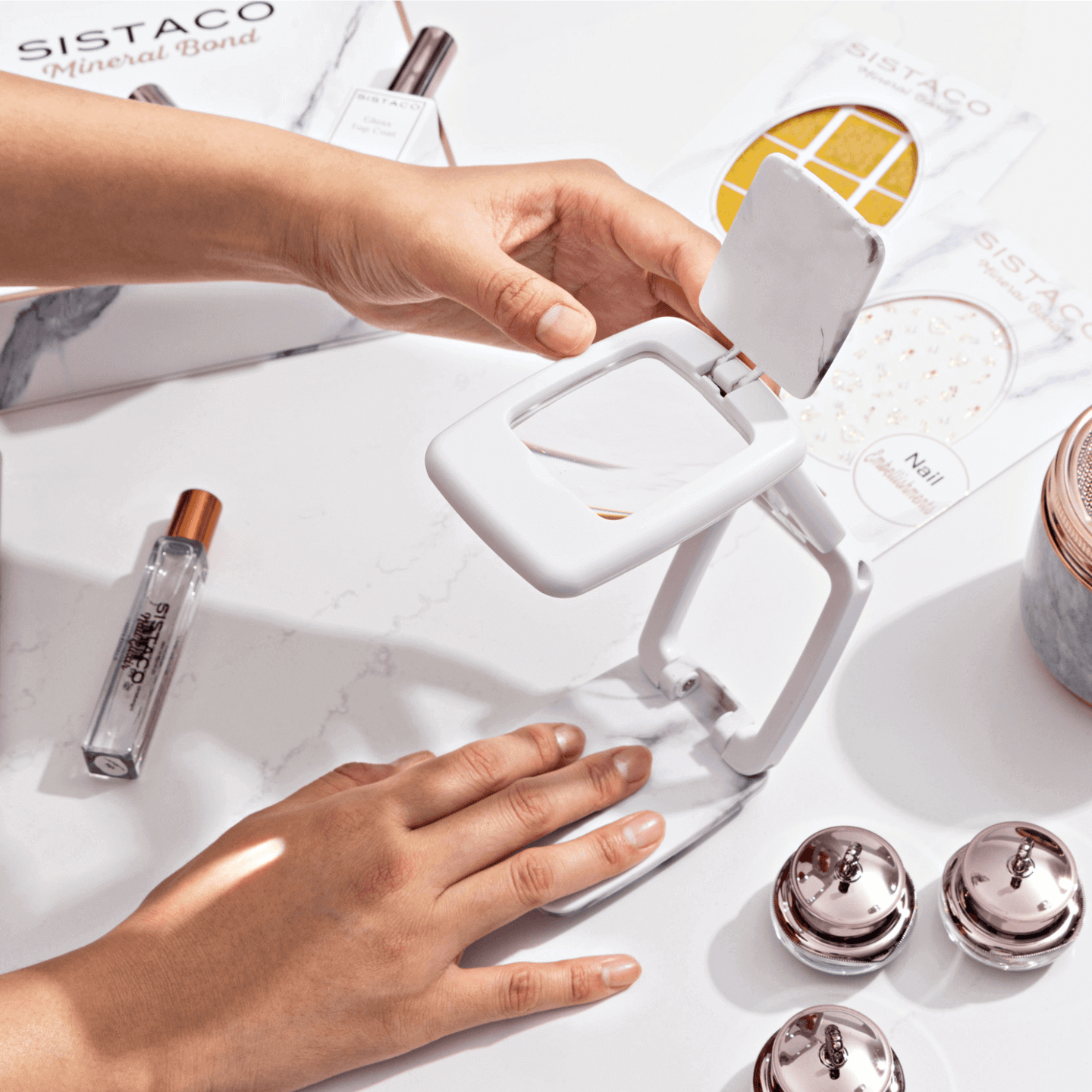 magnifying tool precise application of products