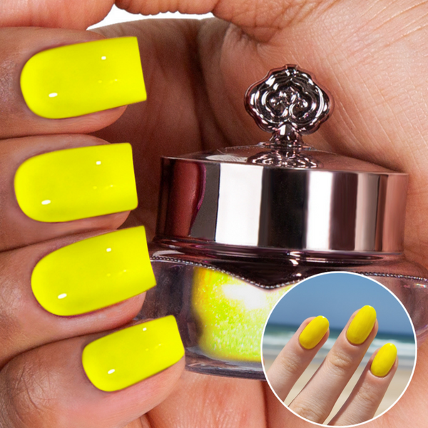 Lemon - Matte Neon Nail Powder