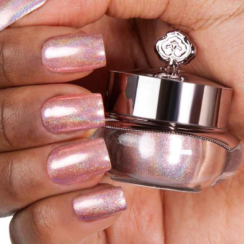 rose gold shimmer shade   