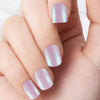 Mottled pink Glazed - Square Sustainable Nails