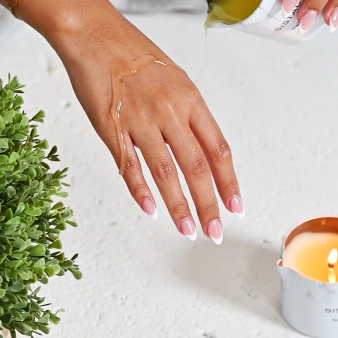 Nail Nourish Candle - Rose + Bergamot