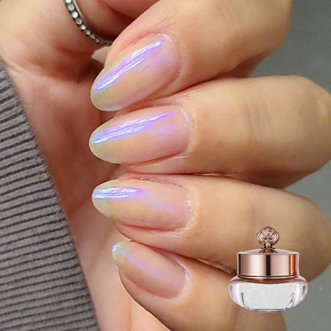 Glazed Plum - Metallic Nail Powder