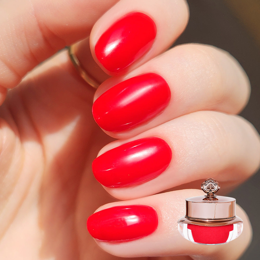 Luminous Red - Matte Neon Nail Powder
