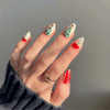 Xmas Cheer - Almond Sustainable Nails - Pre order