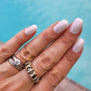 Alabaster Glazed - Oval Sustainable Nails