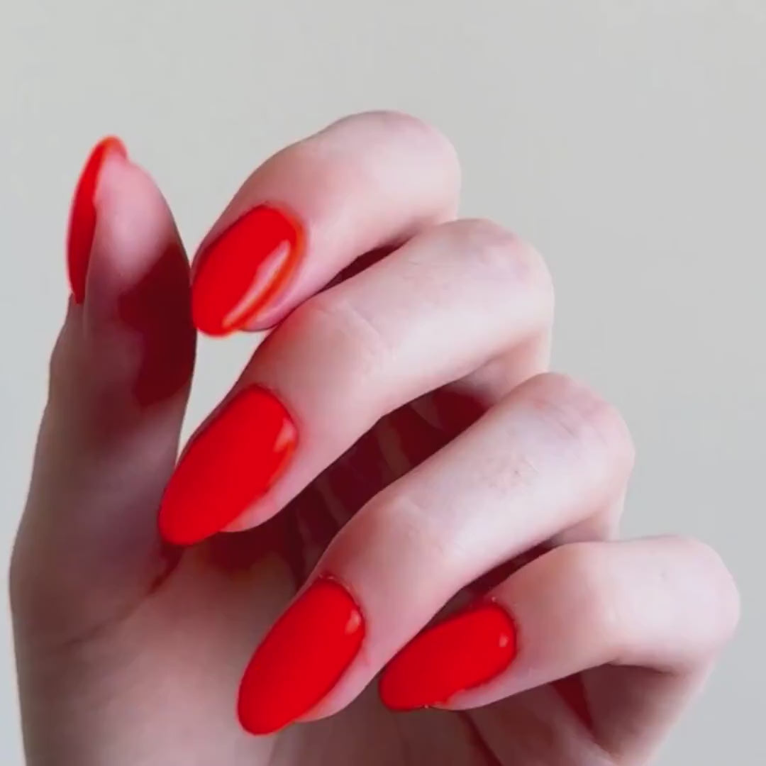 Vibrant Orange - Matte Neon Nail Powder