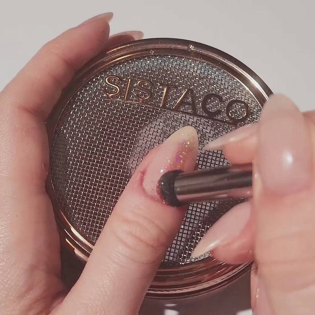 Pink Shatter - Holographic Nail Powder