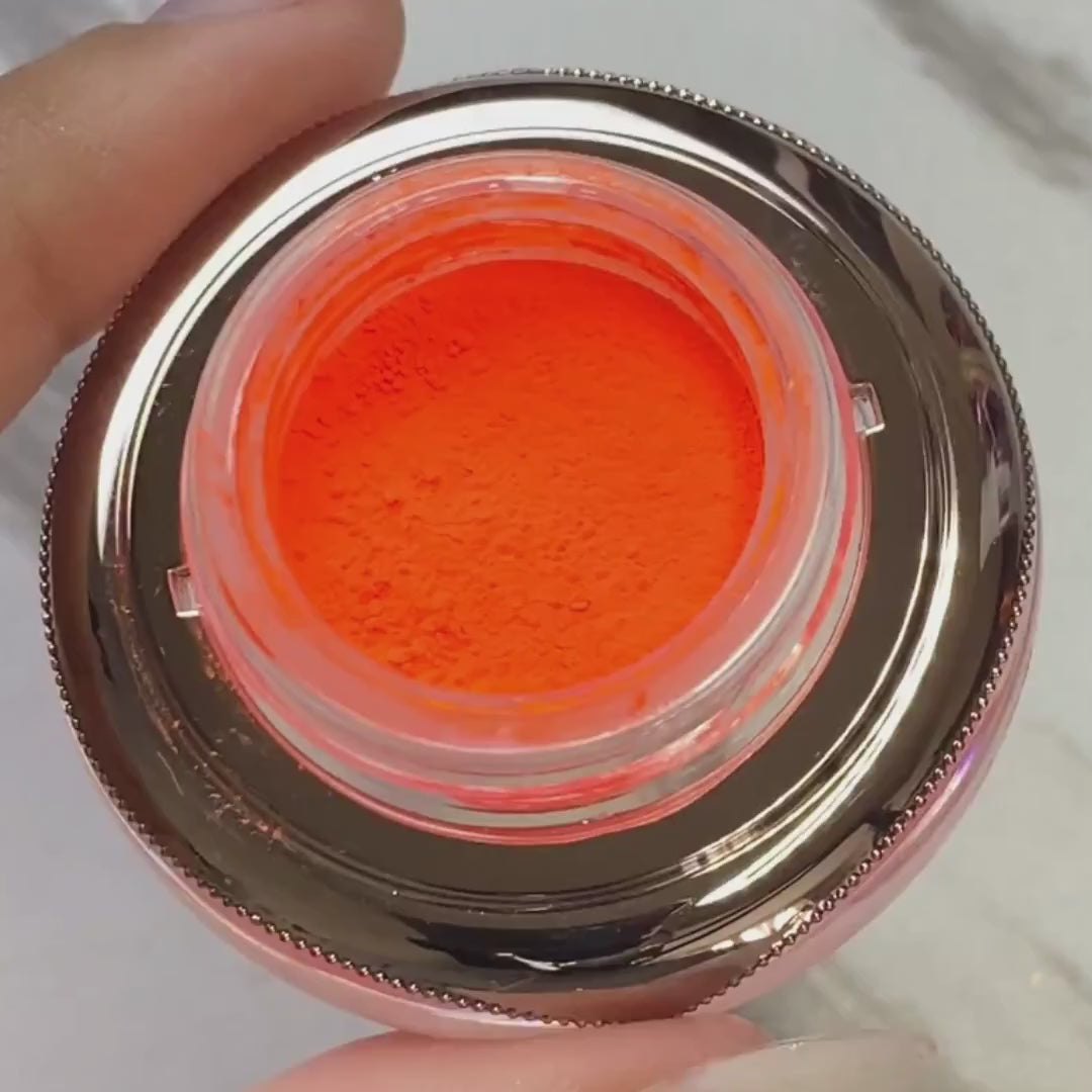 Vibrant Orange - Matte Neon Nail Powder