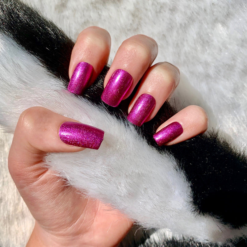 vibrant and intense pink shade