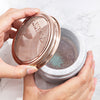 Tool to apply nail powder with accuracy and reuse access powder
