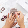 Tool to apply nail powder with accuracy and reuse access powder