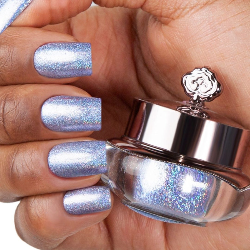 fusion of blue and lilac shade