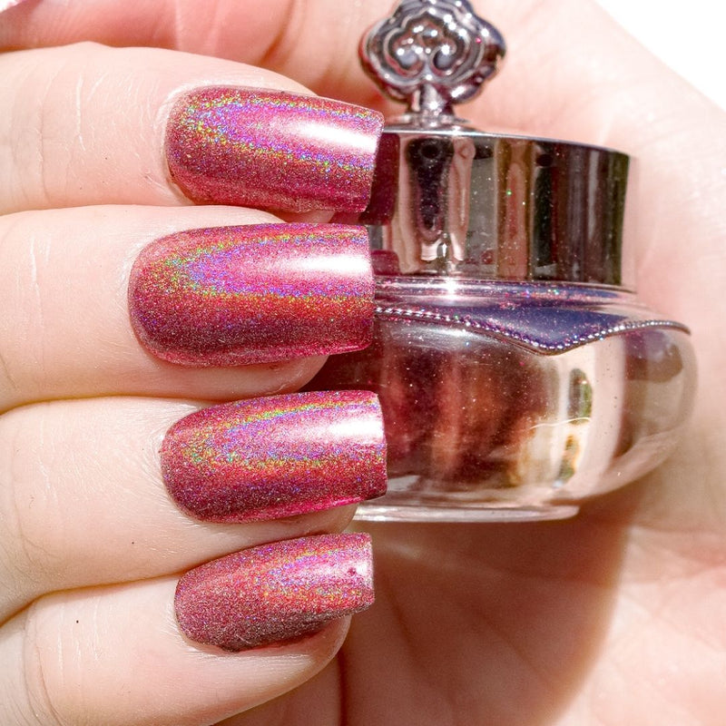shimmery pink shade