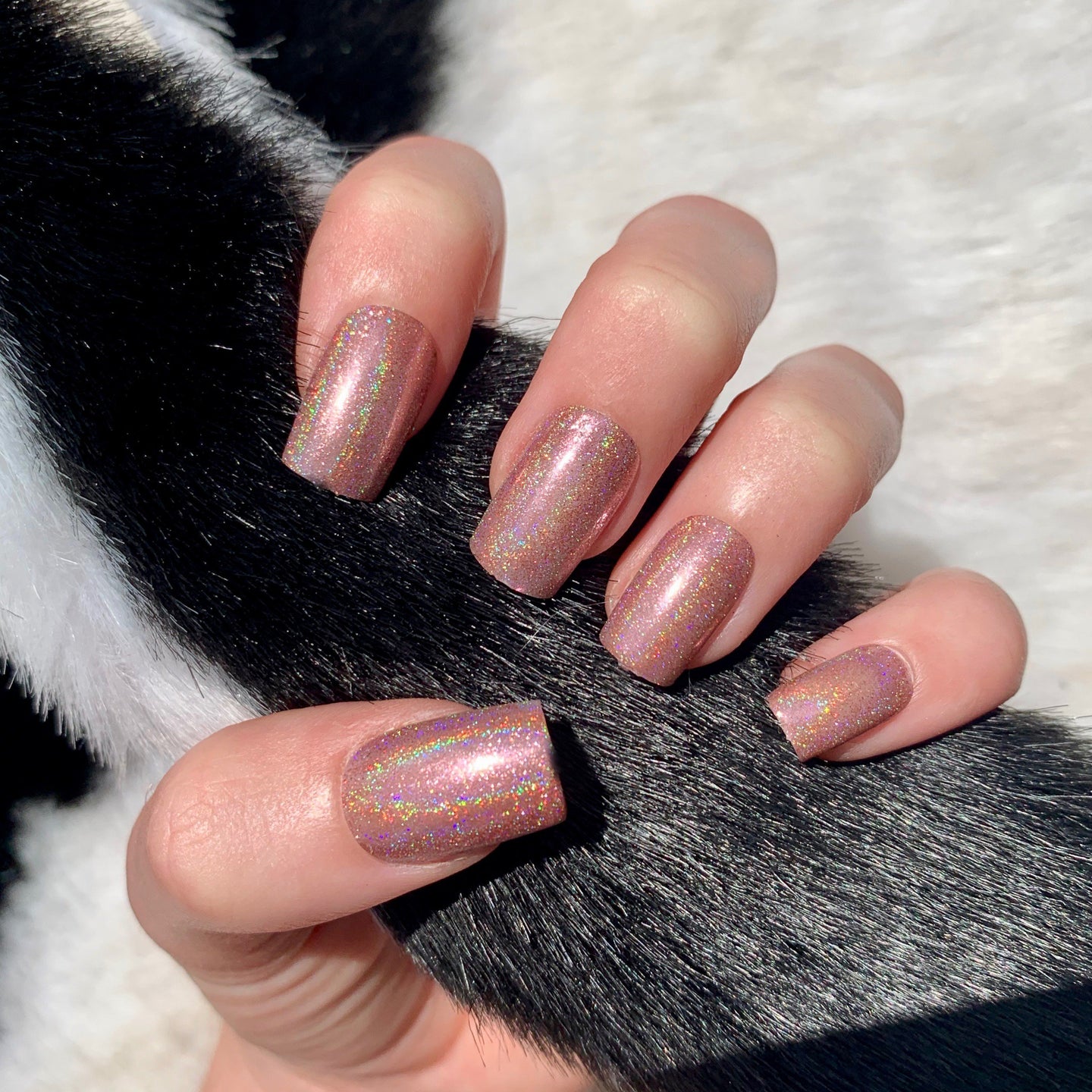 rose gold shimmer shade   